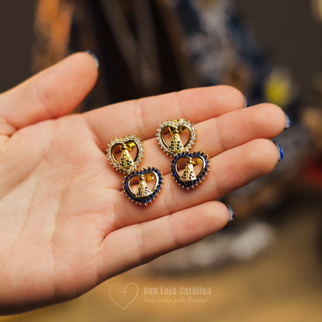 Brincos de Nossa Senhora Aparecida - Luz e Devoção