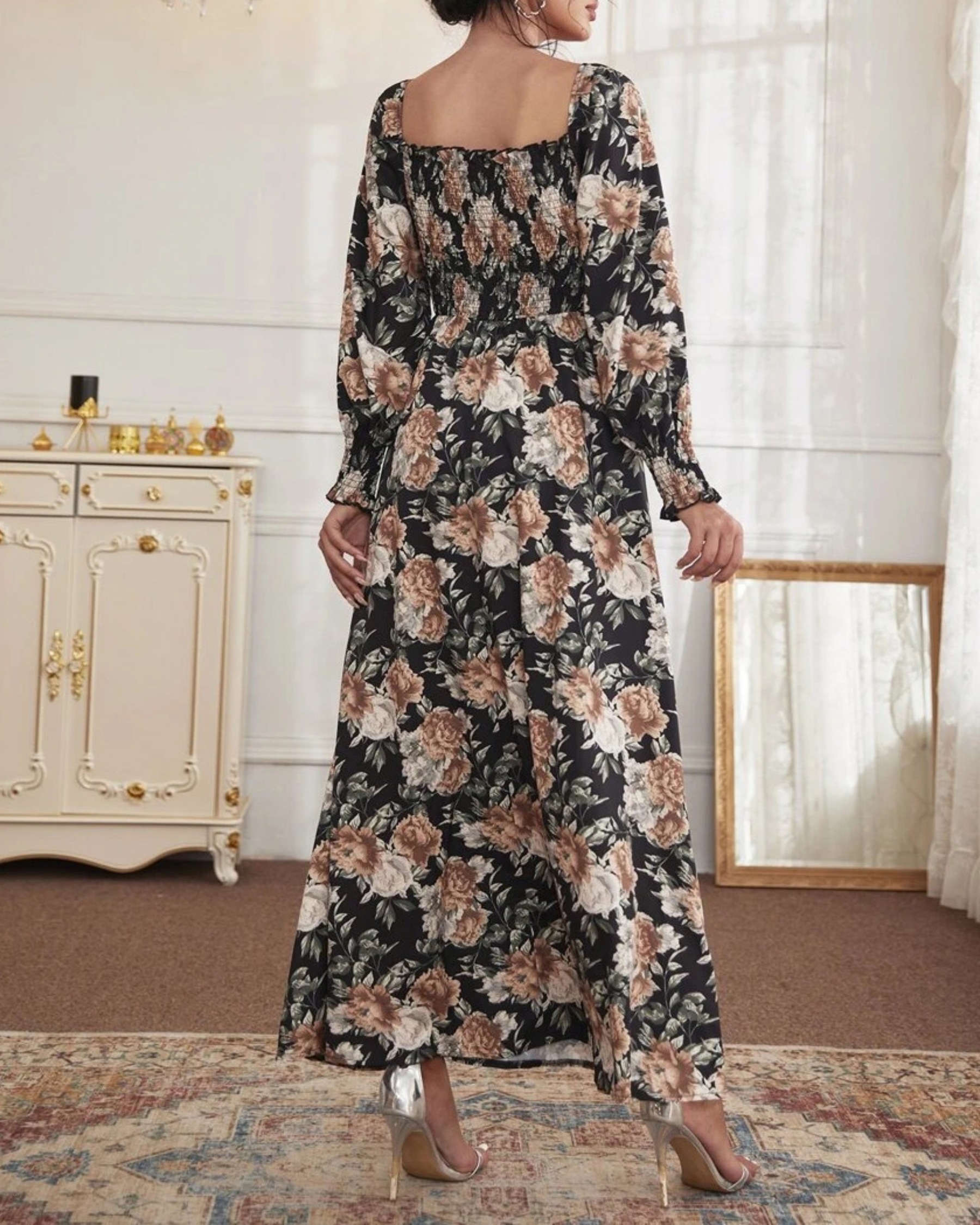 Vestido Florido - Modestia e Delicadeza (Verão 2026)