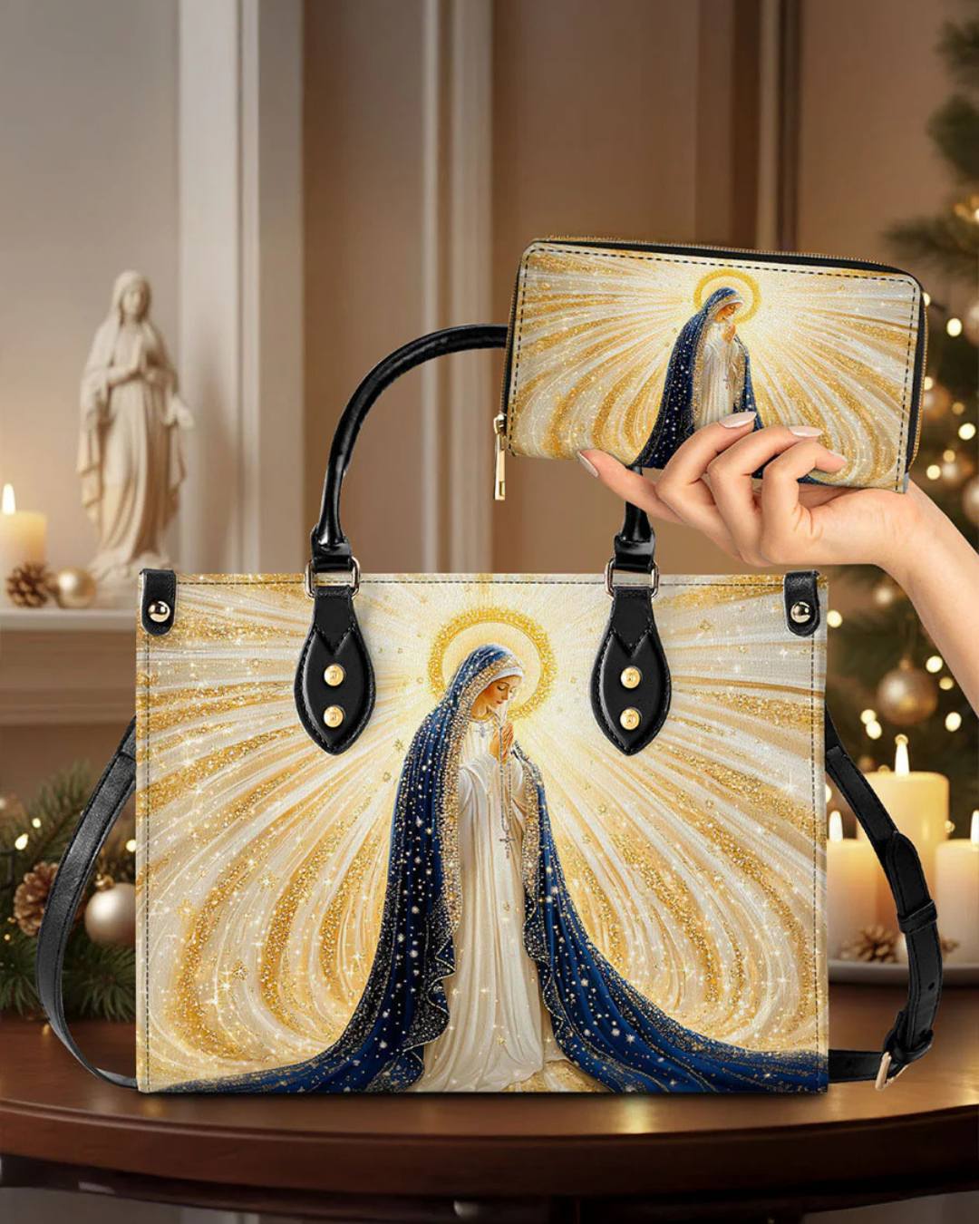 Bolsa Católica Feminina - Manto Celestial