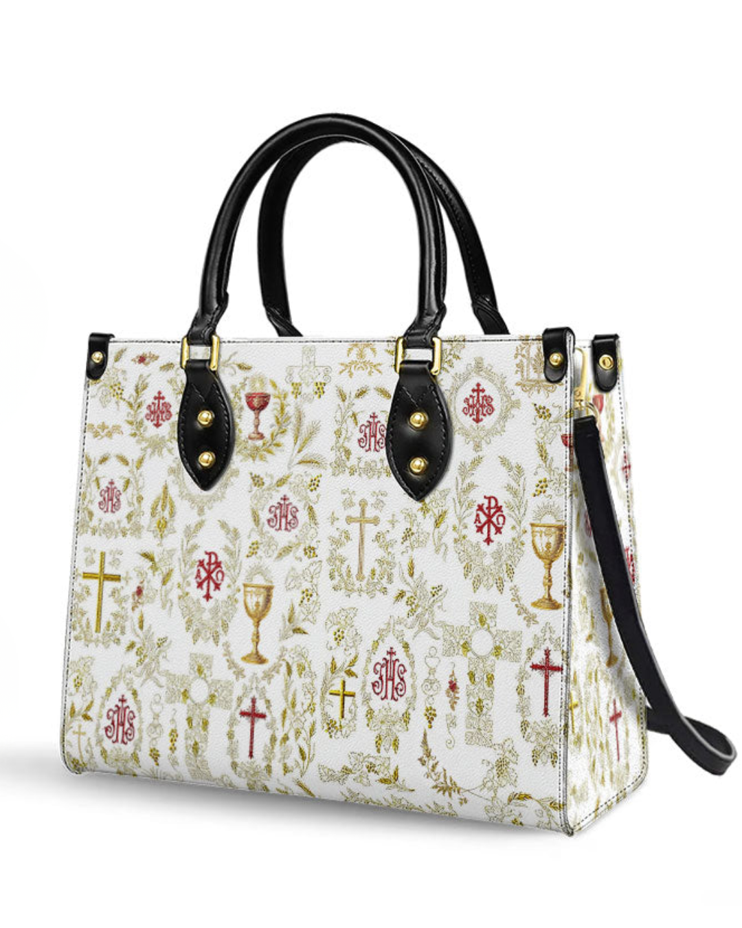 Bolsa Católica em Couro - Sagrada Comunhão