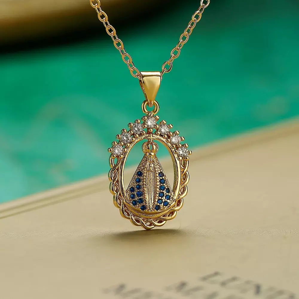 Colar e Medalha de Nossa Senhora Aparecida