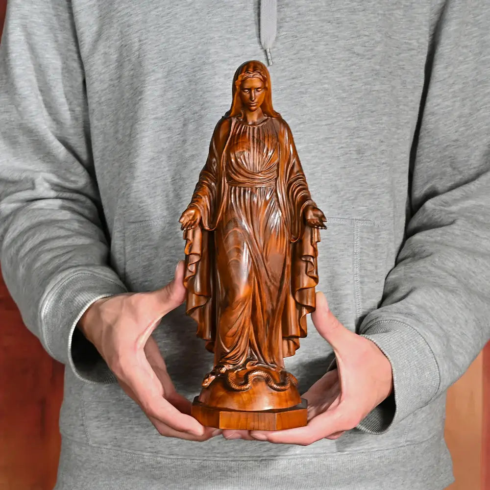 Imagem Virgem Maria em Madeira