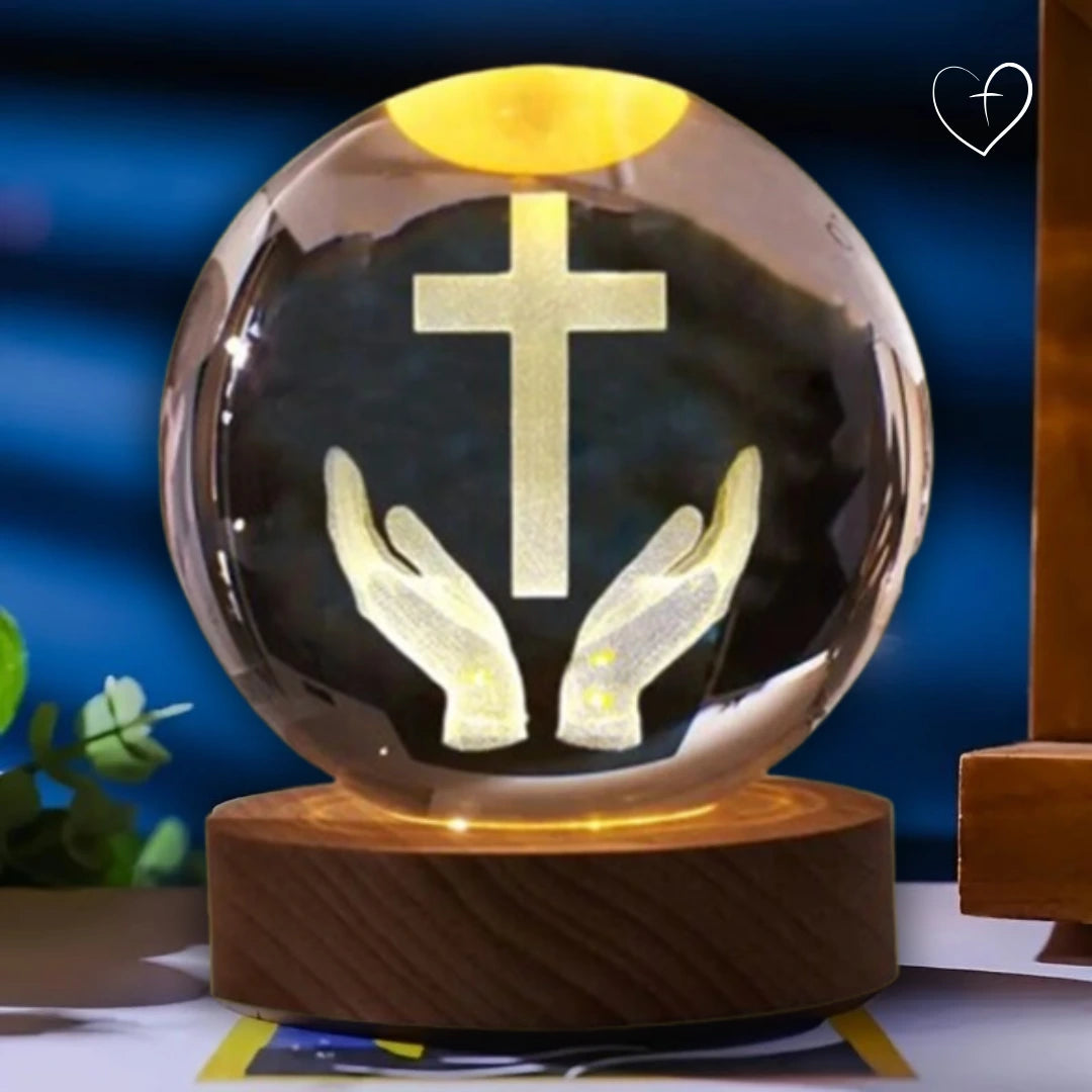Salvação - Luminária em Esfera 3D