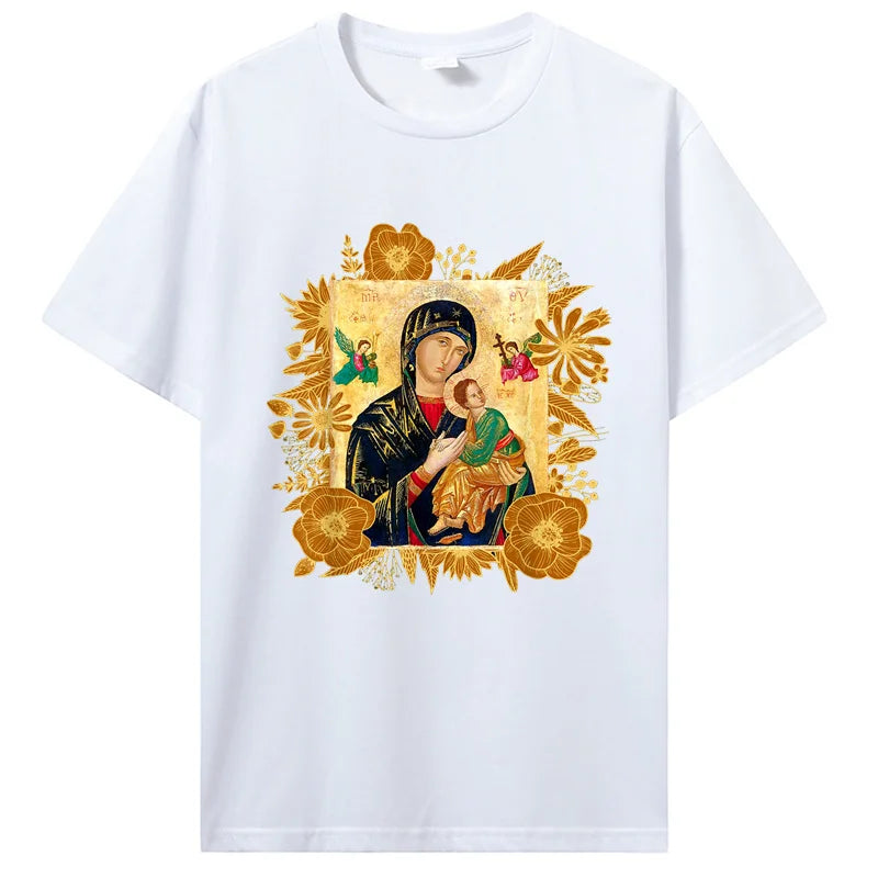 Camisa Católica de Nossa Senhora do Perpétuo Socorro