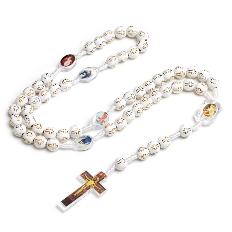 Santo Terço de plástico - Ideal para acompanhar presentes!