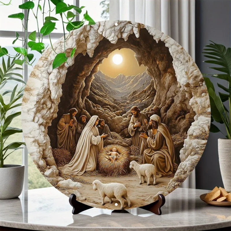 Decoração Católica Presépio Celestial