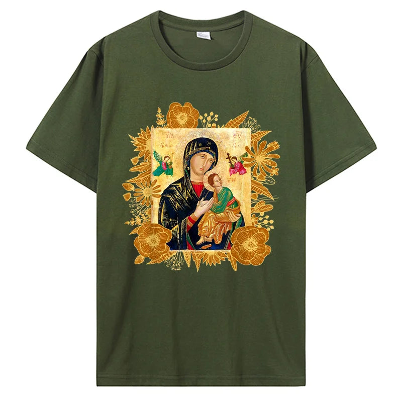 Camisa Católica de Nossa Senhora do Perpétuo Socorro