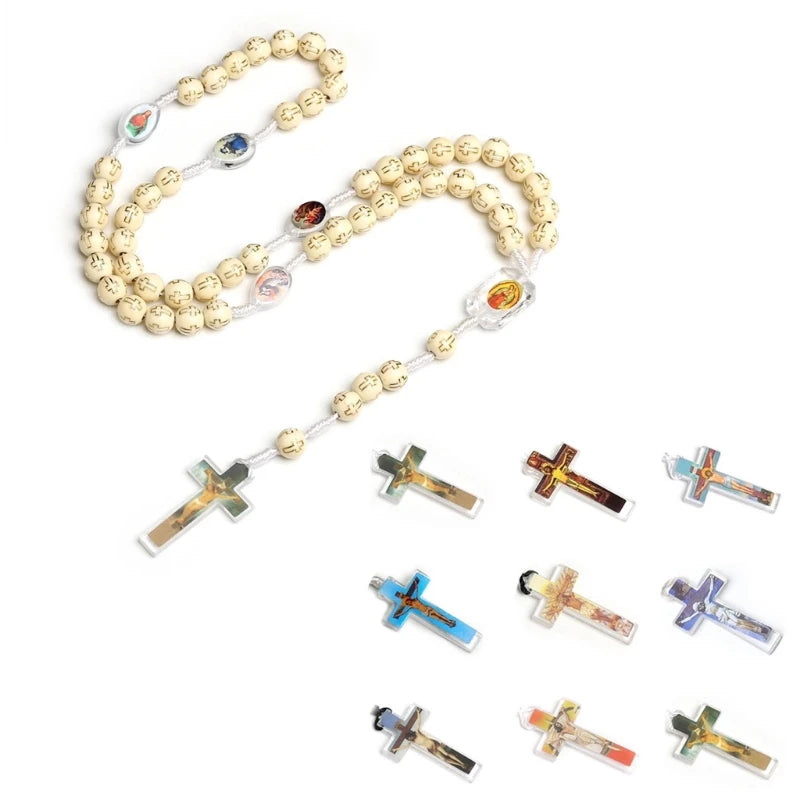 Santo Terço de plástico - Ideal para acompanhar presentes!