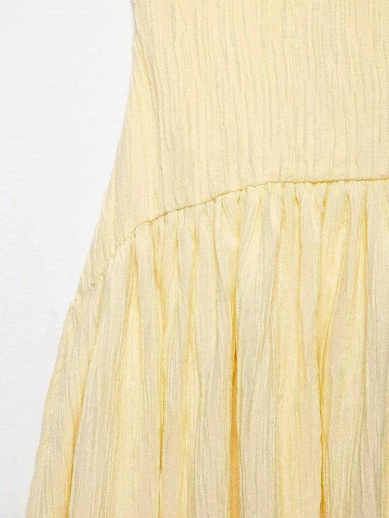 Vestido Aurora Cremoso