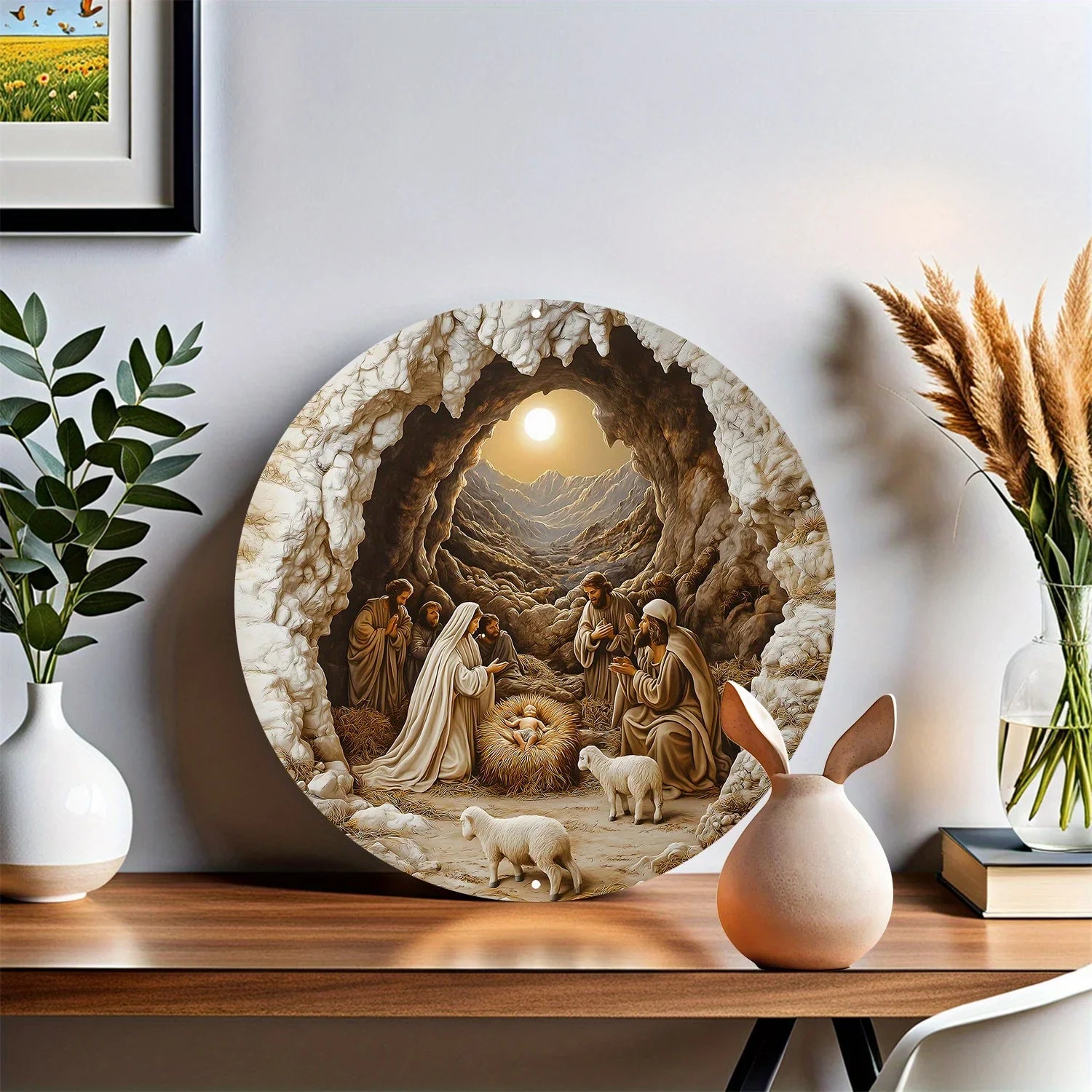Decoração Católica Presépio Celestial