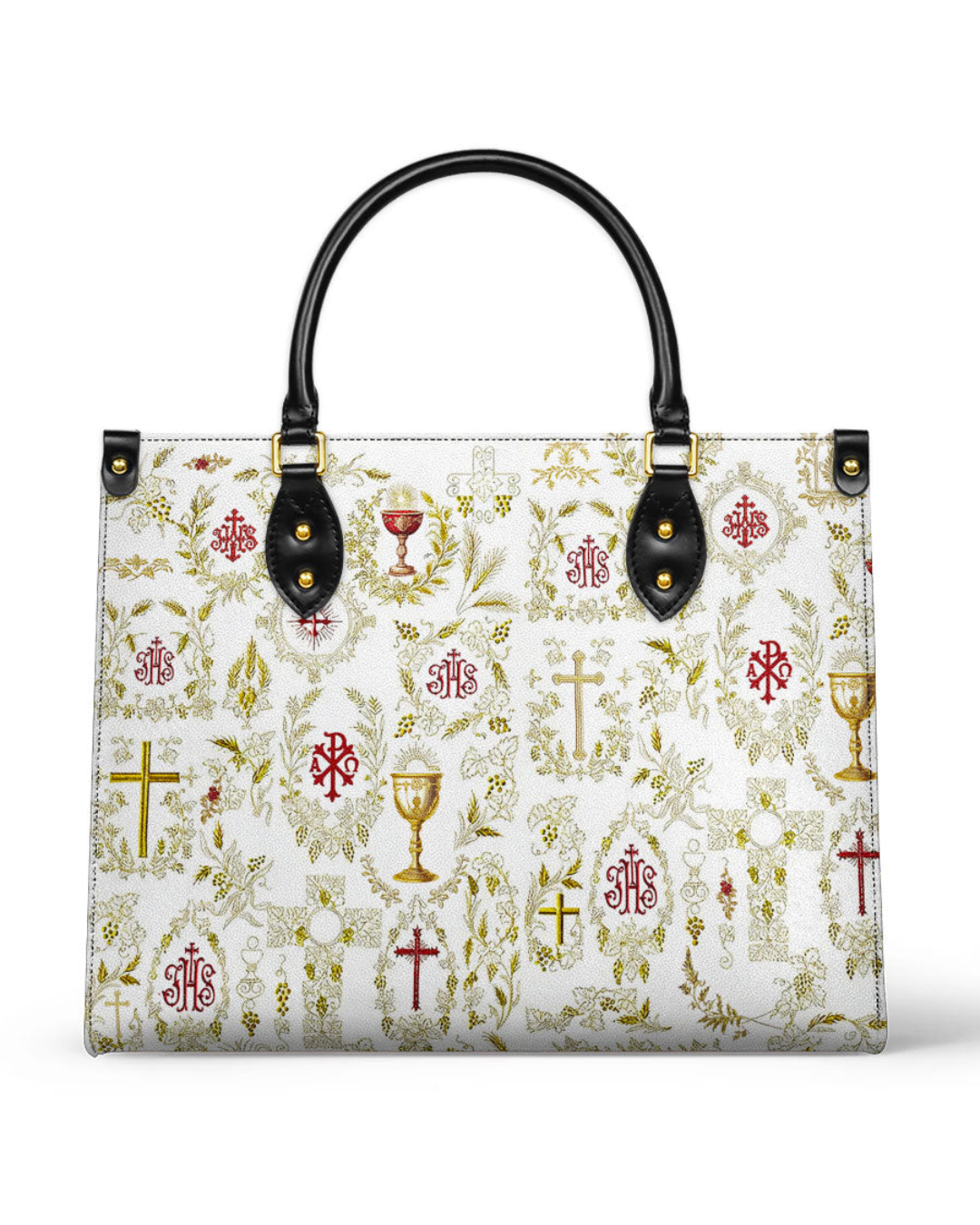 Bolsa Católica em Couro - Sagrada Comunhão