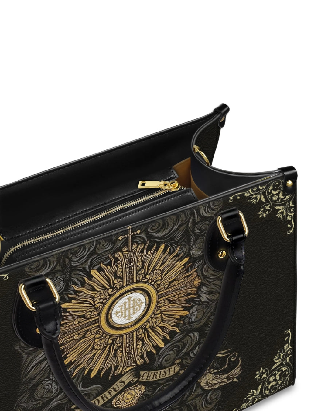 Bolsa Católica em Couro - Eucaristia