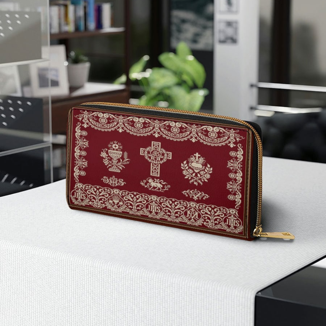 Carteira Católica Feminina - Cálice Sagrado