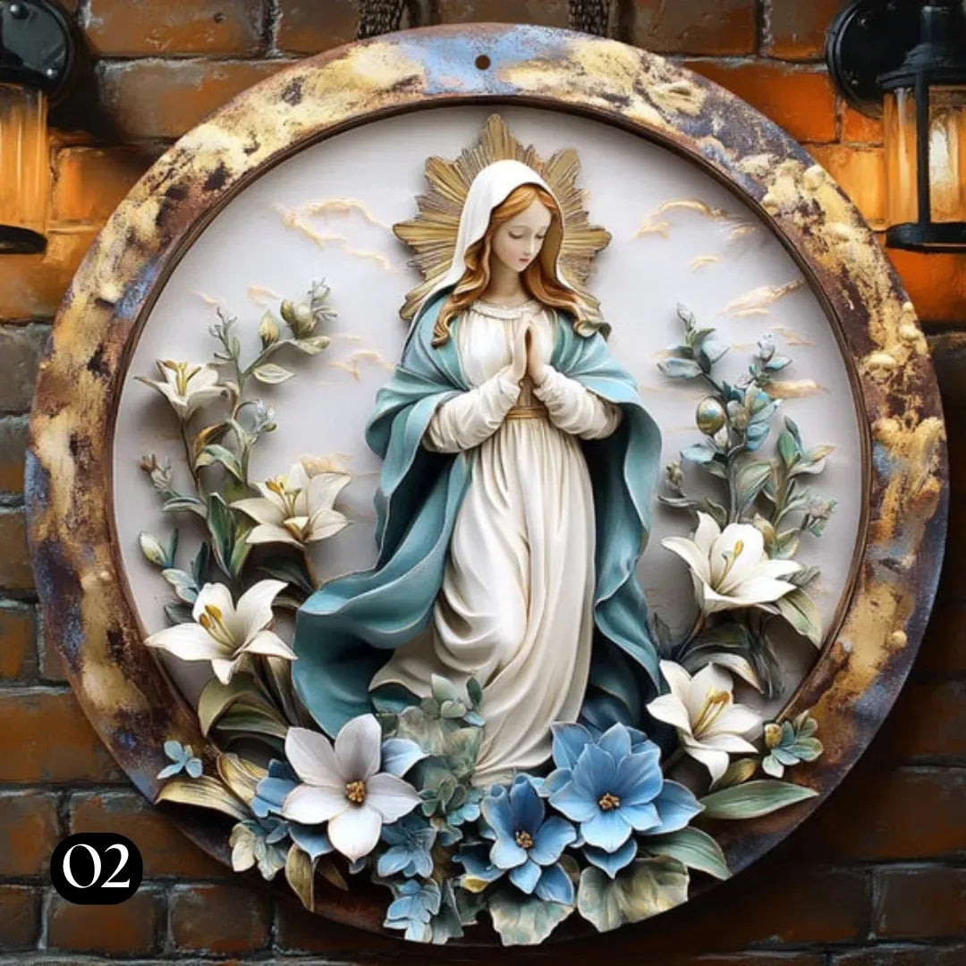 Decoração Católica Tridimensional Realista