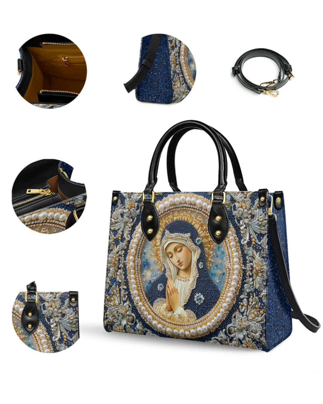 Bolsa Católica Feminina - Safira Mariana