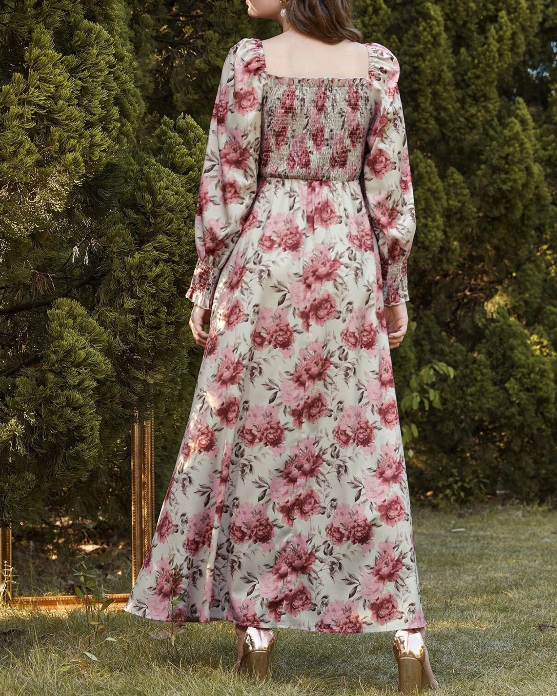 Vestido Florido - Modestia e Delicadeza (Verão 2026)