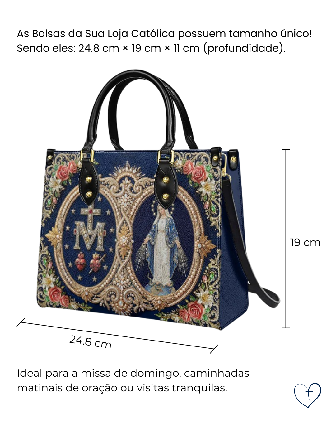Bolsa Católica Feminina - Glória Mariana