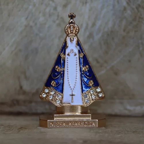 [KIT COM 5 UNIDADES] Nossa Senhora Aparecida de Metal