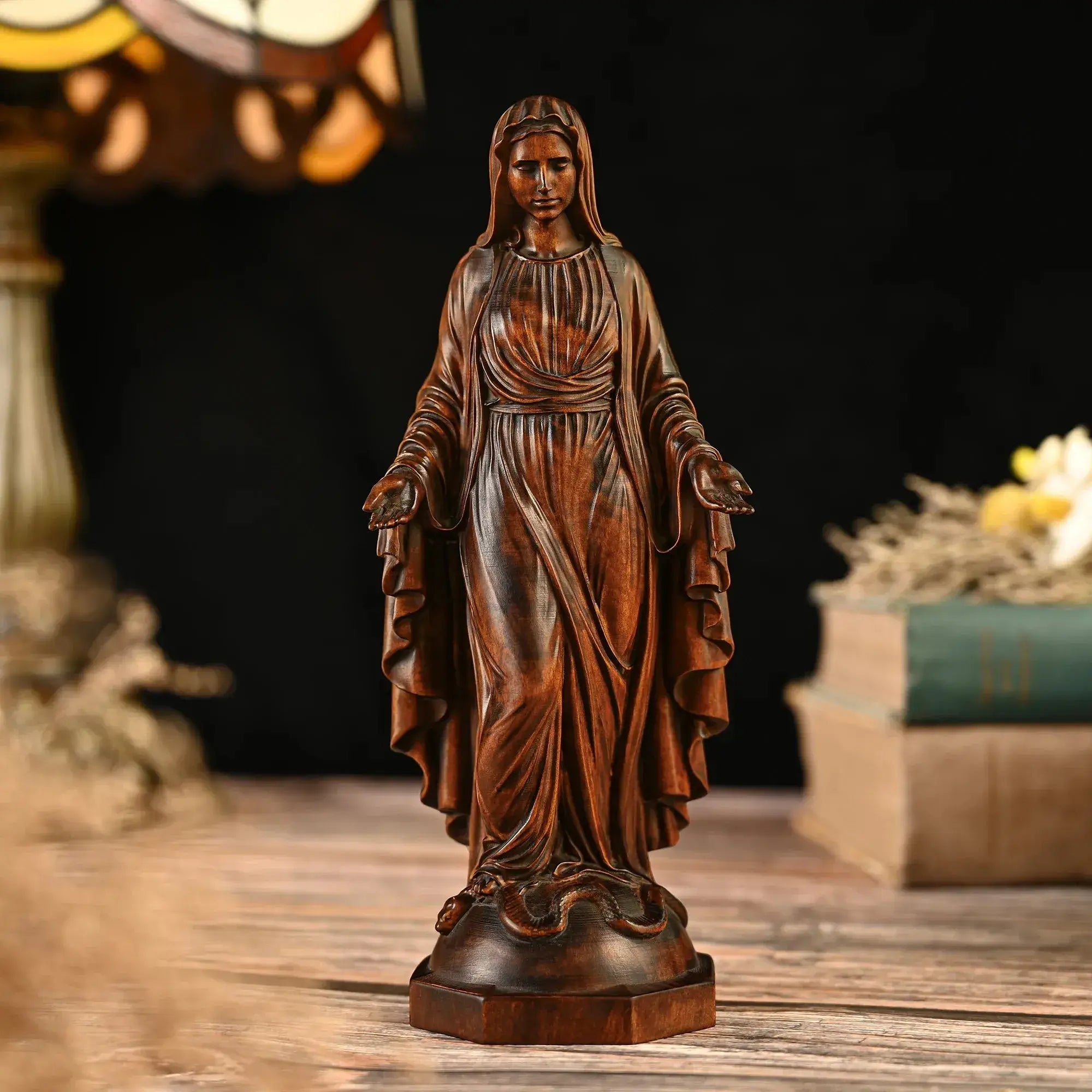 Imagem Virgem Maria em Madeira