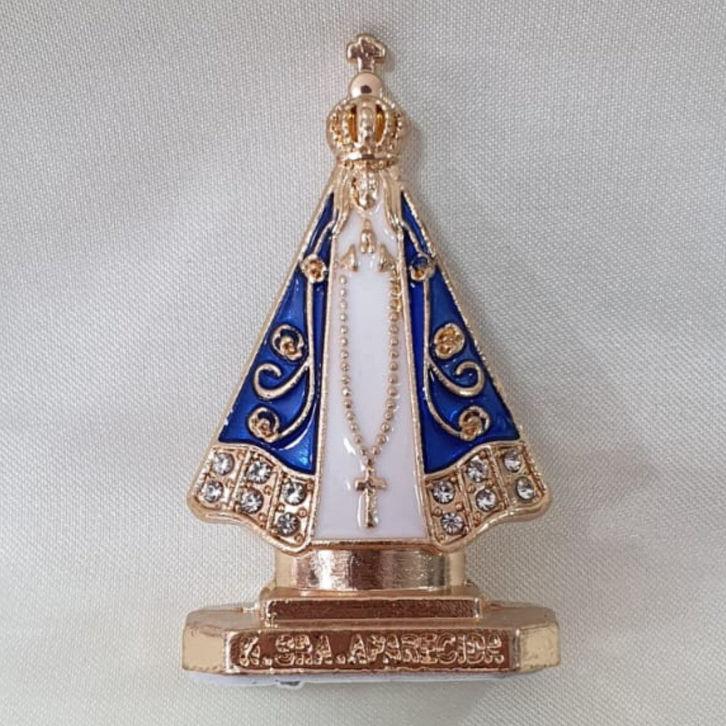 [KIT COM 5 UNIDADES] Nossa Senhora Aparecida de Metal